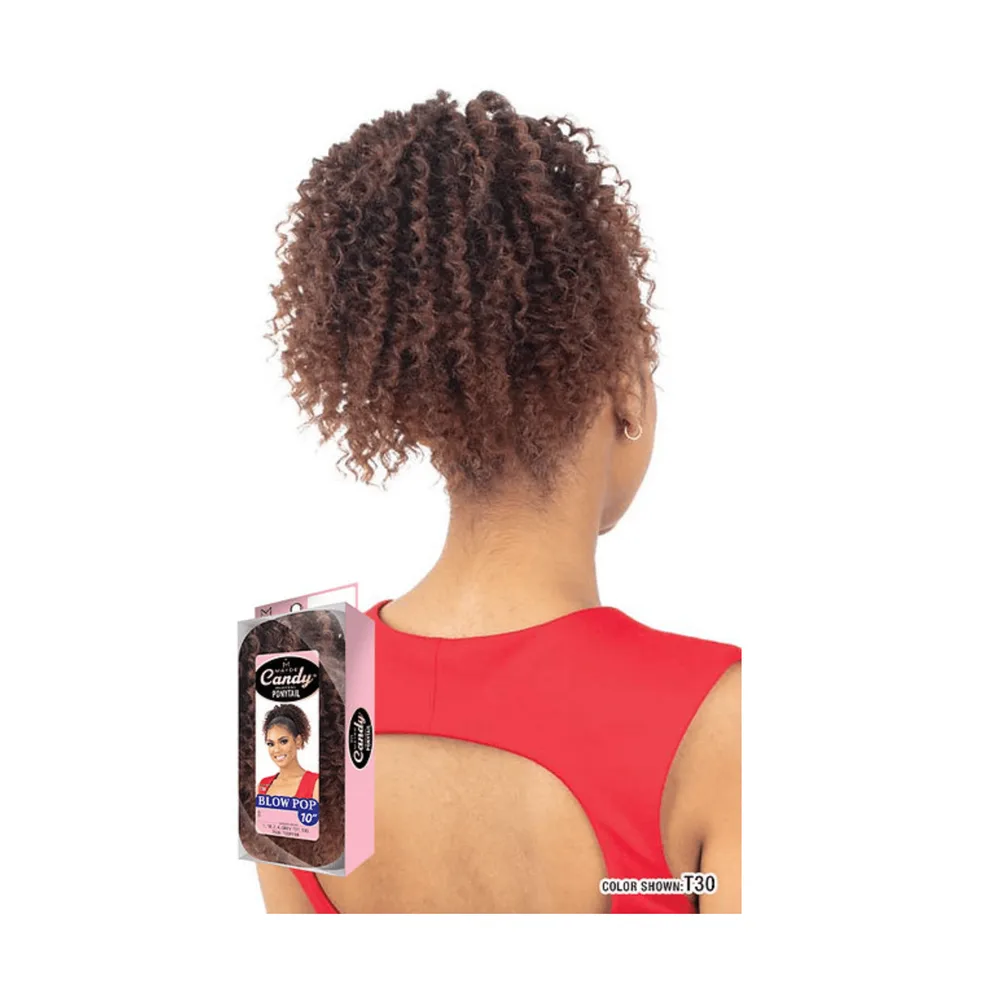 Mayde Beauty Synthetic Drawstring Ponytail – Blow Pop 10” alternate