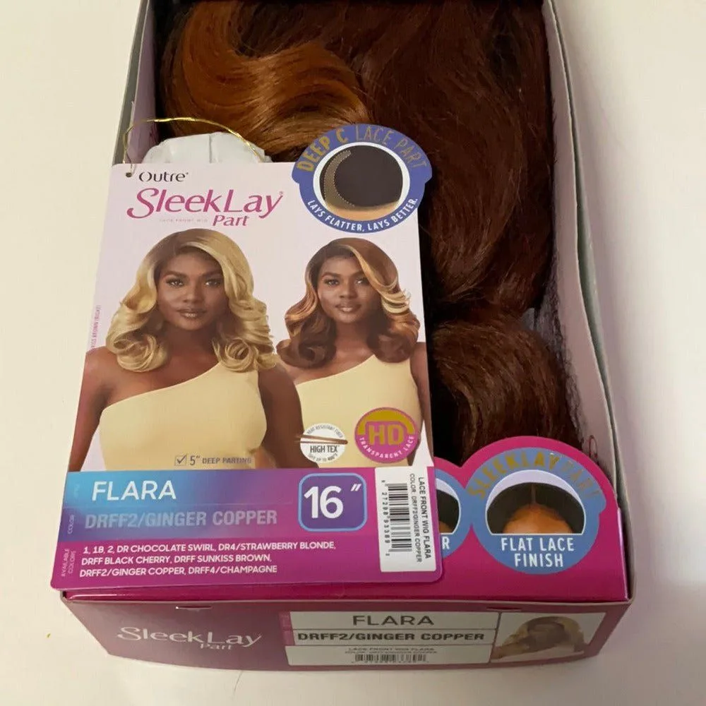 Outre Sleeklay Deep-C Synthetic Lacefront Wig - Flara thumbnail 5