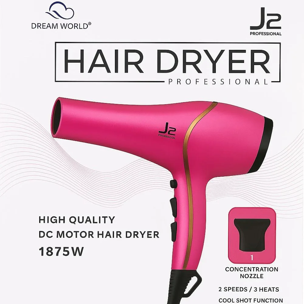 J2 Professional Hair Dryer 1875W thumbnail 3