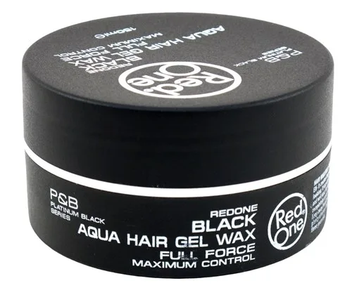 Red One Aqua Hair Gel Wax Black Maximum Control 5.07oz<br>(Item#52501)<br><br>