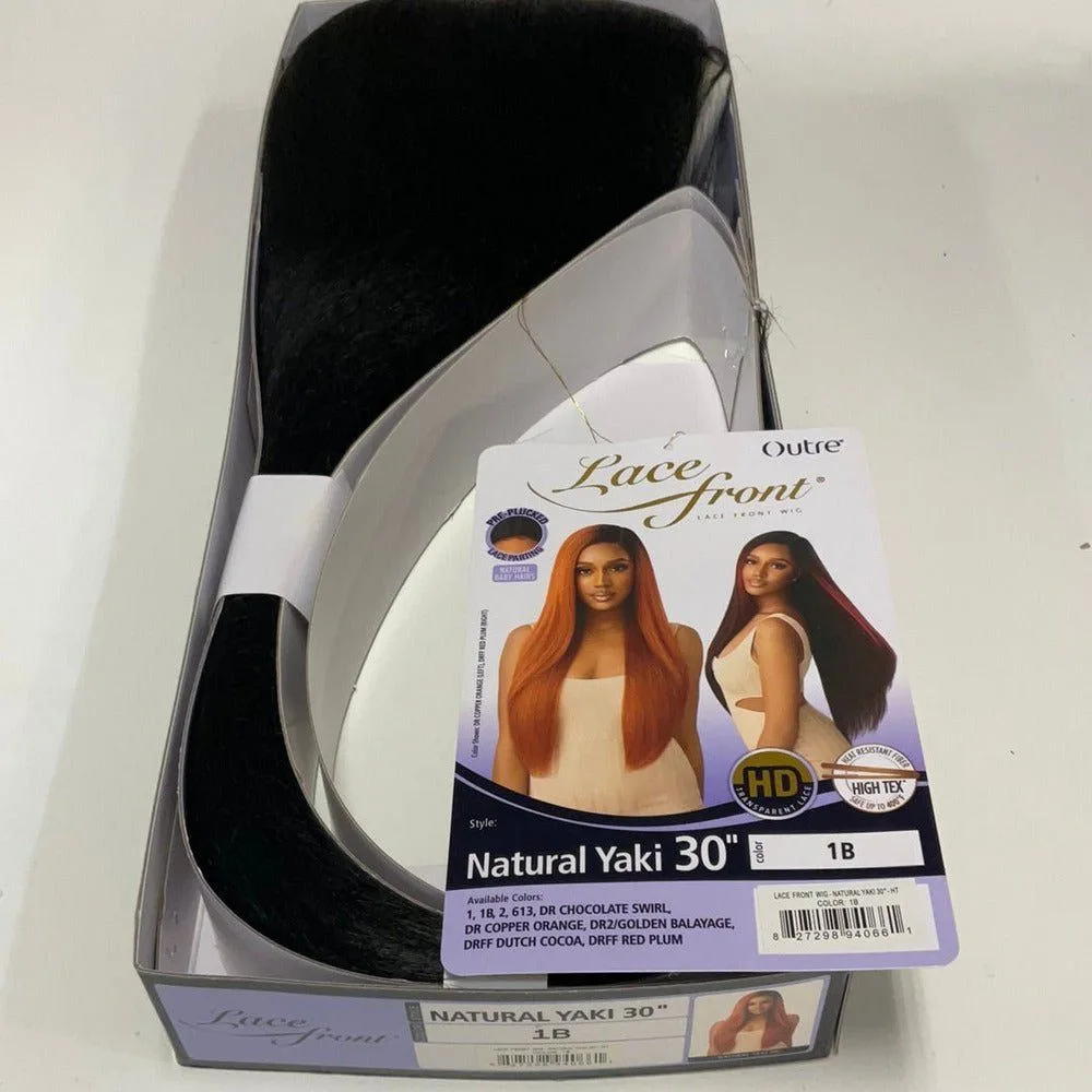 Outre Lace Front Synthetic Lace Wig - Natural Yaki 30" thumbnail 7