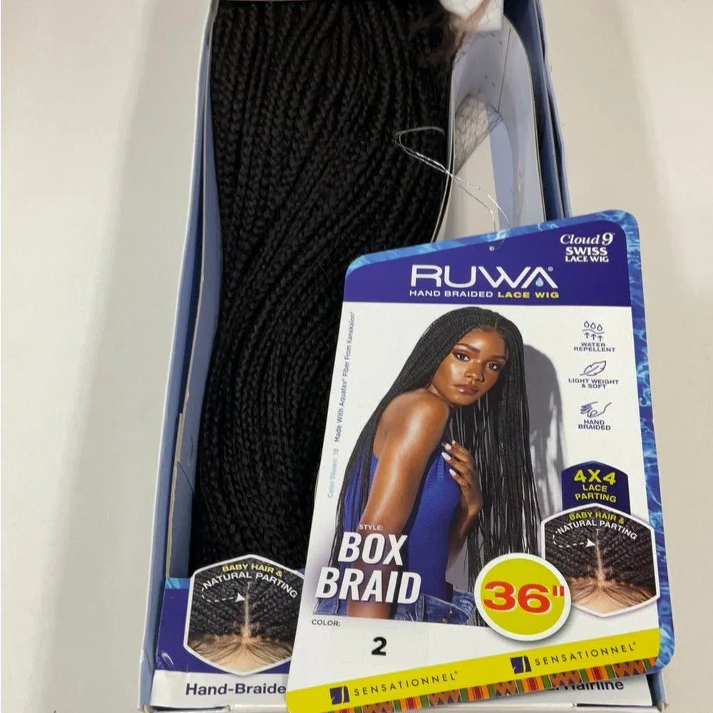 Sensationnel Cloud 9 RUWA 4x4 Synthetic Swiss Lace Wig - Box Braid 36" thumbnail 7