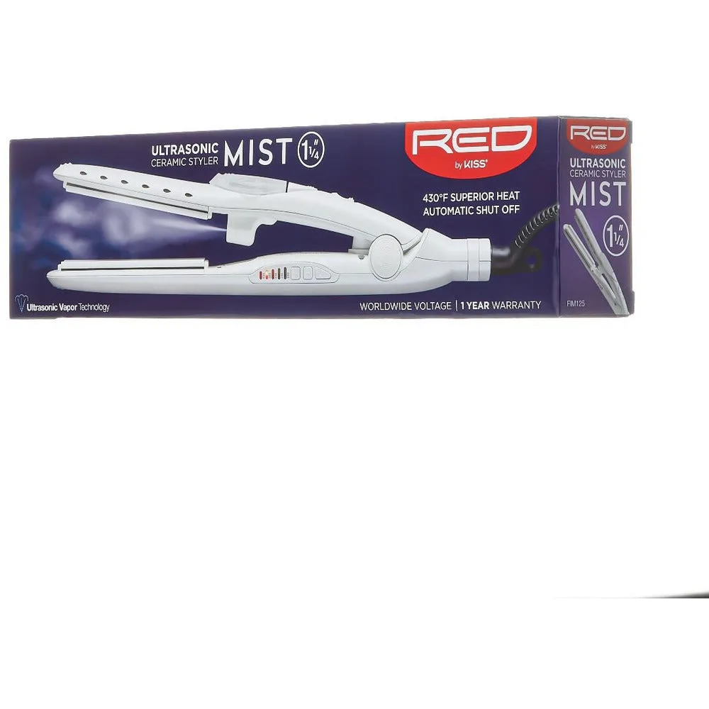 Red by Kiss 1 1/4" Ultrasonic Mist Flat Iron alternate