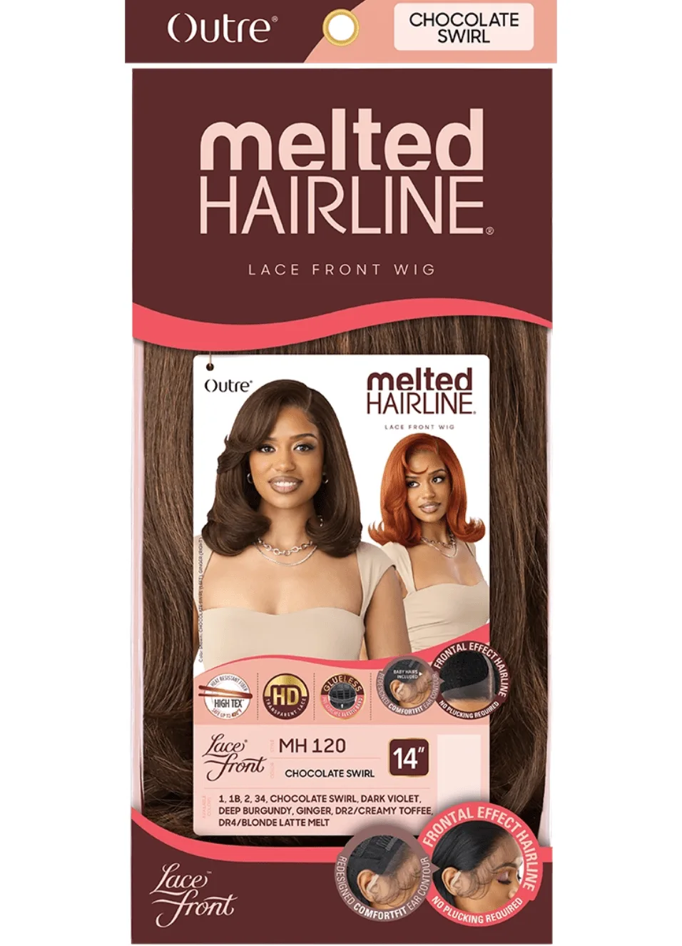 Outre Melted Hairline Synthetic HD Lace Front Wig – MH 120 thumbnail 8
