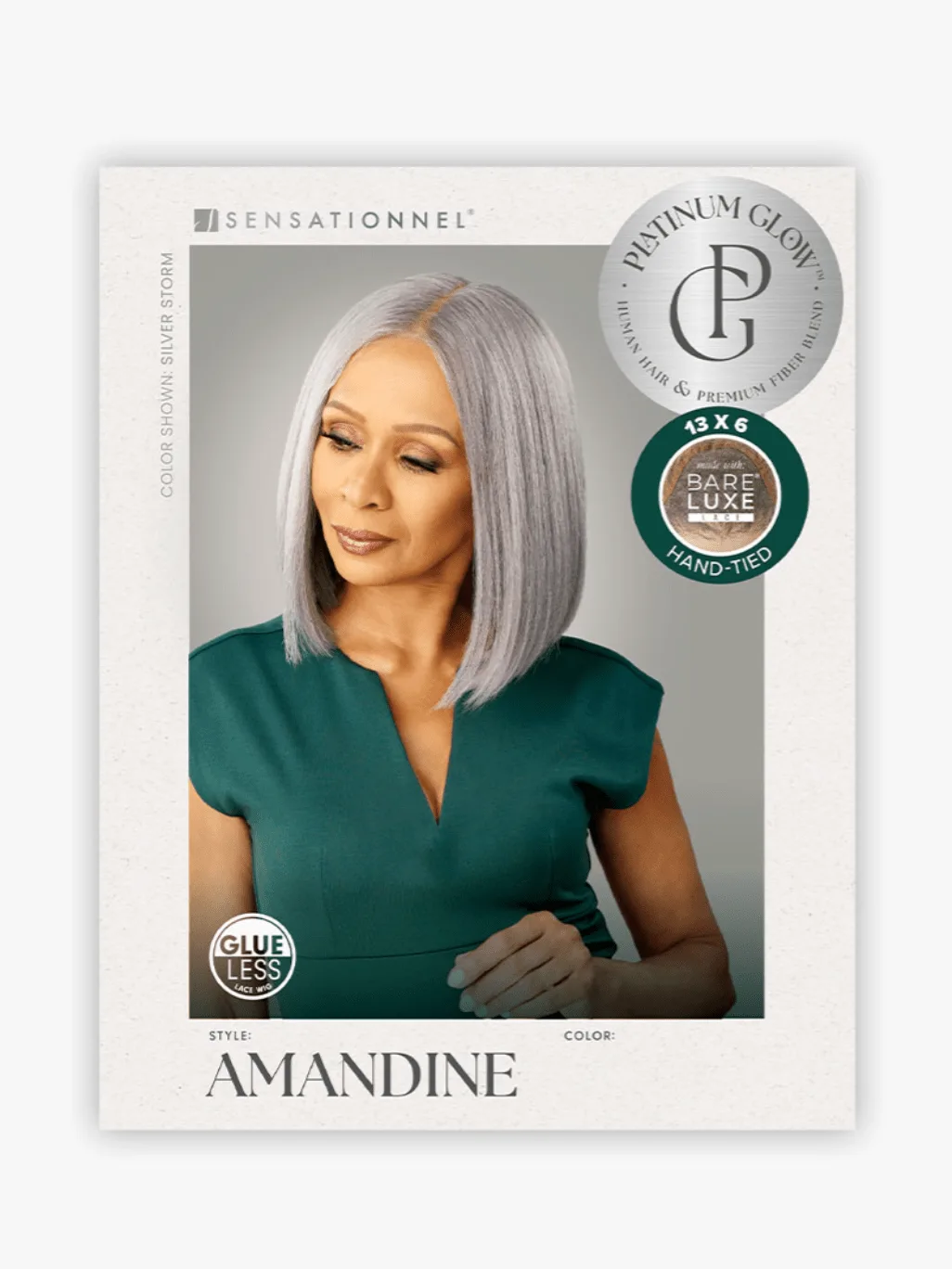 Sensationnel Bare Lace Platinum Glow Wig – Amandine thumbnail 7