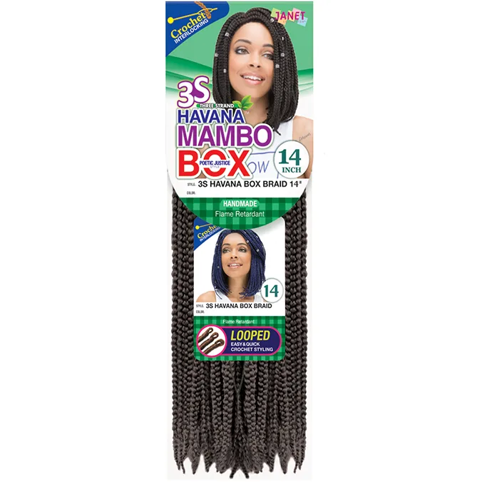 JANET COLLECTION 3S HAVANA BOX BRAID 14" - FINAL SALE thumbnail 2