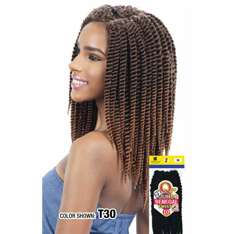 Shake-N-Go Que: 2X Jumbo Senegal Twist 10" Crochet Braids thumbnail 2