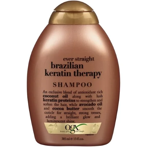 OGX Ever-Straightening + Brazillian Keratin Therapy Shampoo, 13 Ounce