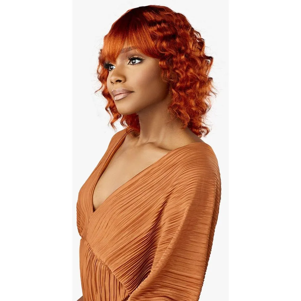 Sensationnel Empire Bob Collection 100% Human Hair Full Wig - Wavy Cut 12" thumbnail 3