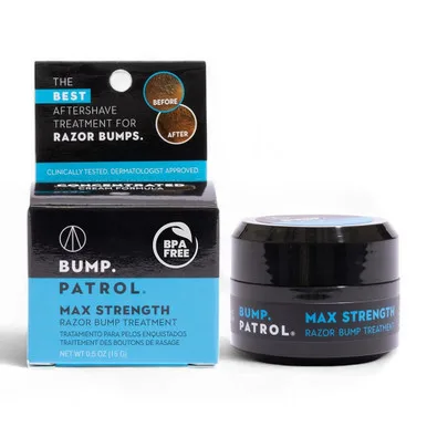 Bump Patrol Max Strength Razor Bump Treatment Cream Eliminate Razor Burn Redness and Irritation 0.5Oz (15g)