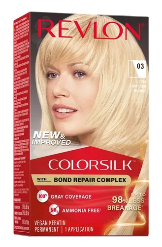 Revlon Colorsilk #03 Ultra Light Sun Blonde<br>(Item#54359)<br><br>