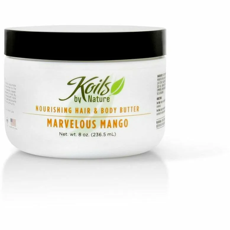 Koils: Nourishing Hair & Body Butter Marvelous Mango 4oz