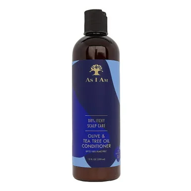 As I Am Dry And Itchy Scalp Care Conditioner, Olive And Tea Tree Oil, 12 Oz