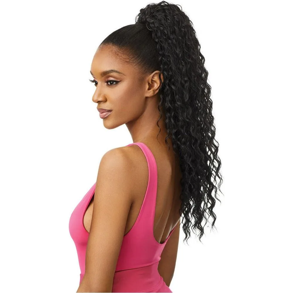 Outre Pretty Quick Synthetic Drawstring Ponytail - Deep Curl 24" thumbnail 3