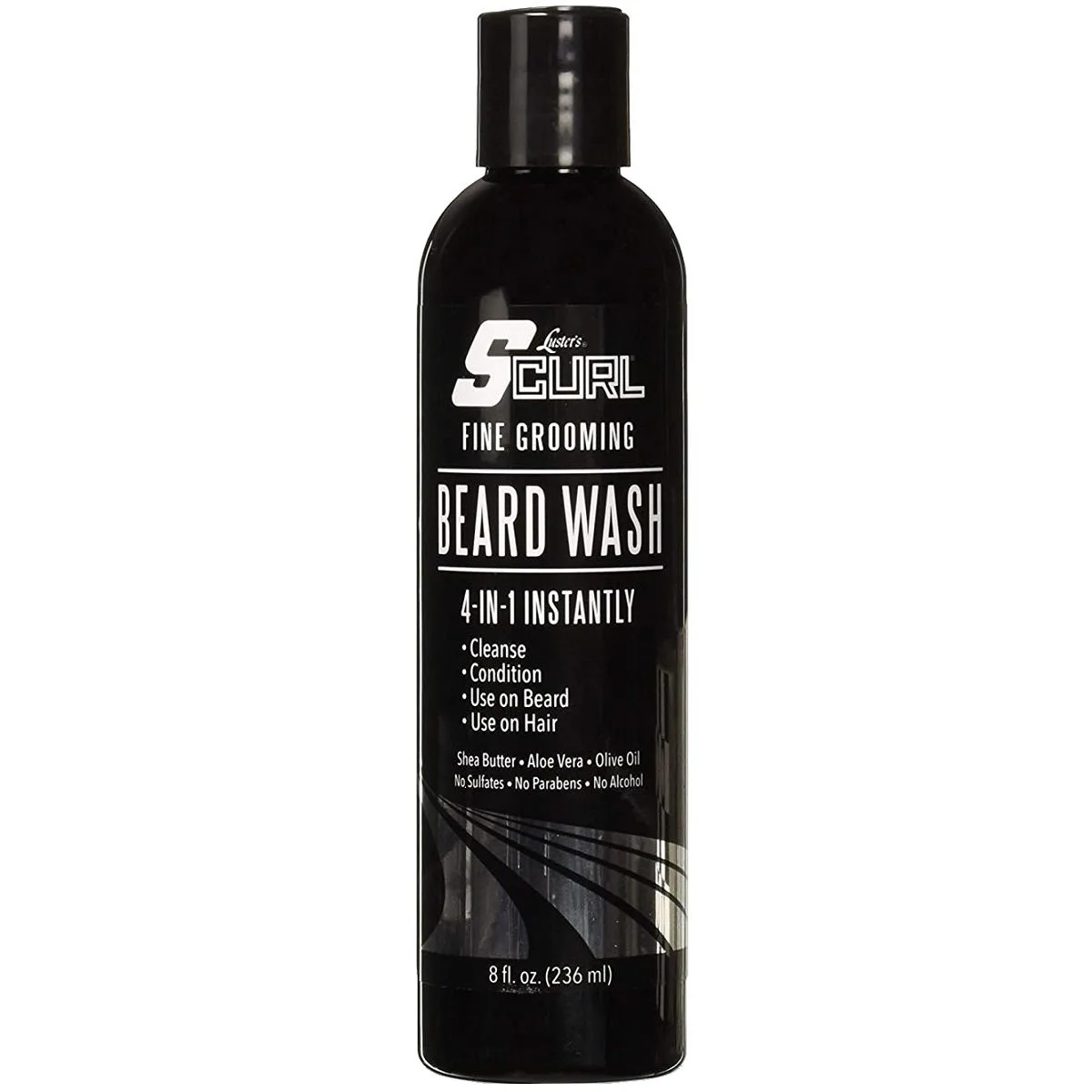 Luster's SCurl Fine Grooming 4-IN-1 Beard Wash (8 oz)