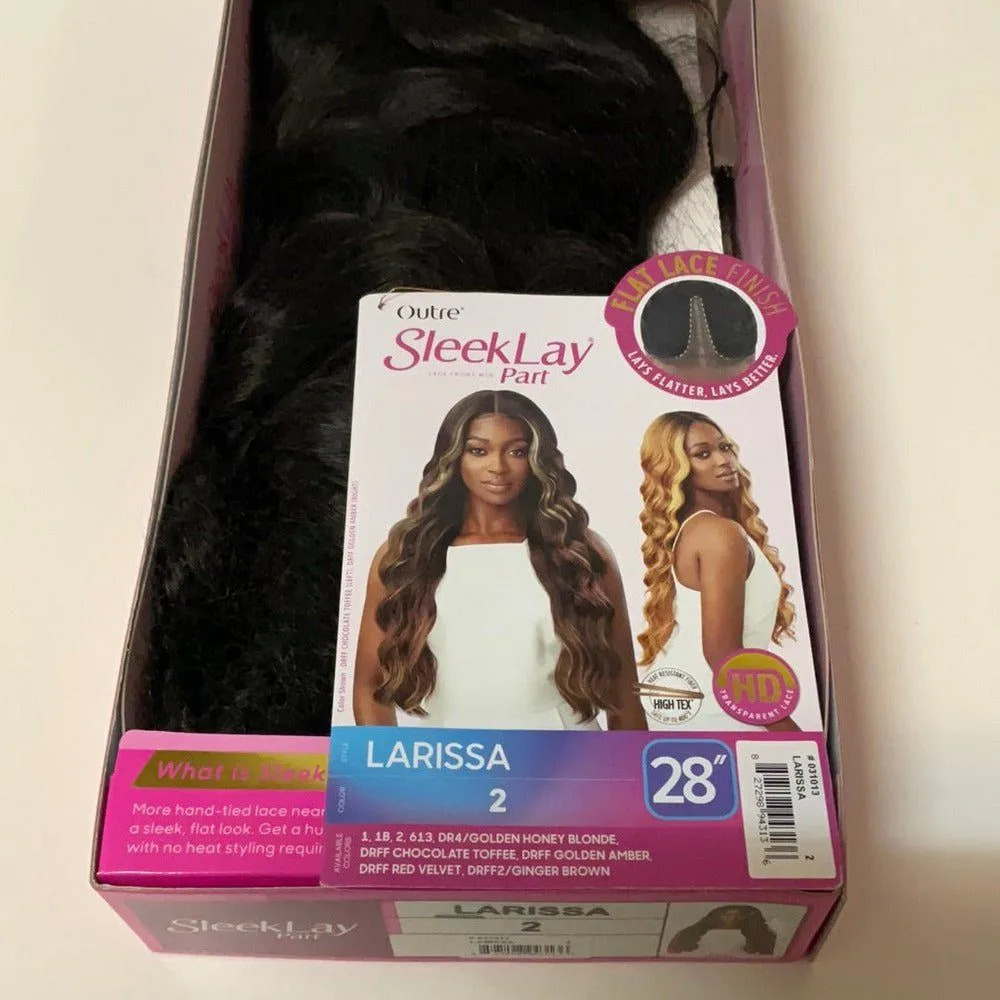 Outre Sleeklay Part Deep-C Synthetic HD Lace Front Wig - Larissa thumbnail 9