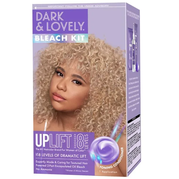 Dark & Lovely Uplift Hair Bleach Kit, Hair Dye, Bleach Blonde