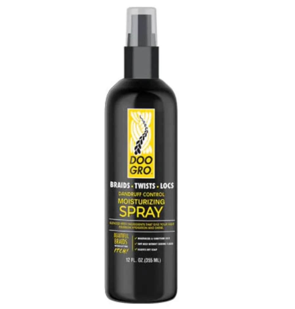 Doo Gro Braids Twists Locs Dandruff-Control Moisturizing Spray (12 oz)