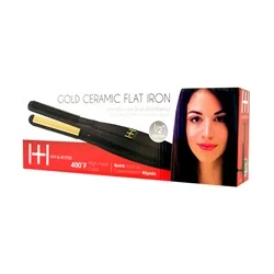 ANNIE HOT & HOTTER GOLD CERAMIC FLAT IRON 1/2″ #5872