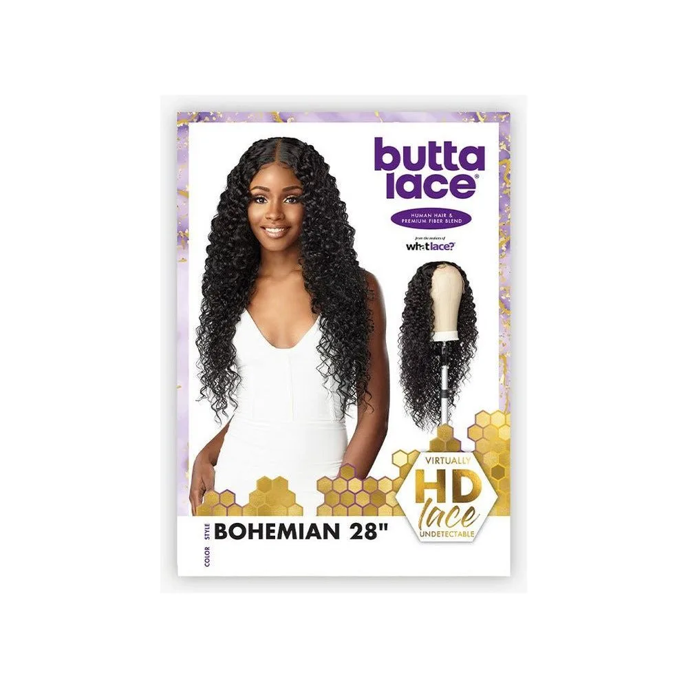 Sensationnel Butta Lace Human Hair Blend Lace Front Wig - Bohemian 28" thumbnail 2