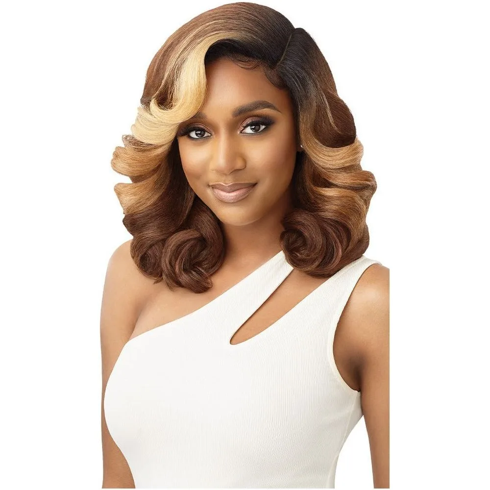 Outre Sleeklay HD Deep-C Synthetic Lace Front Wig - Shadora thumbnail 4
