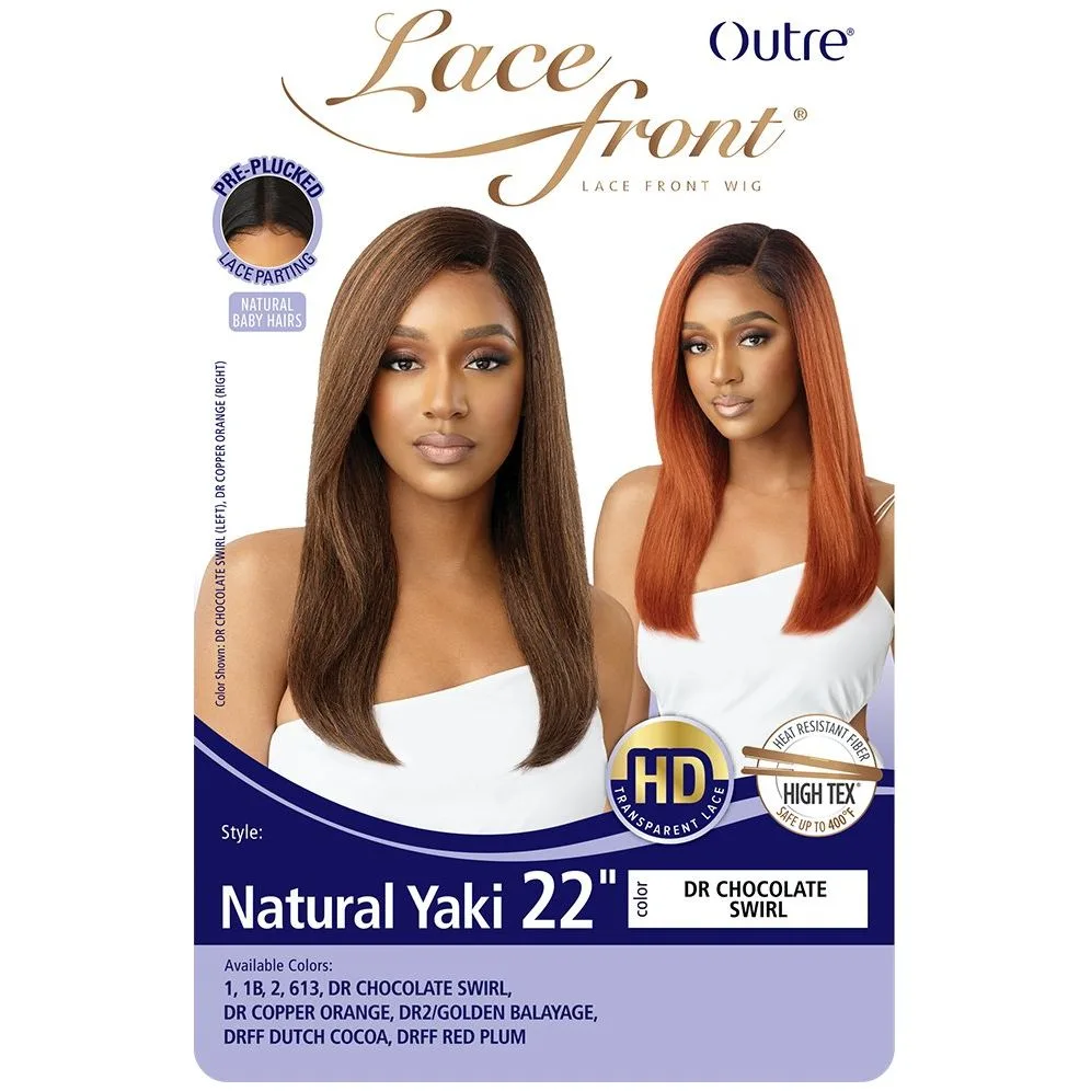 Outre Lace Front Synthetic Lace Wig - Natural Yaki 22" thumbnail 5