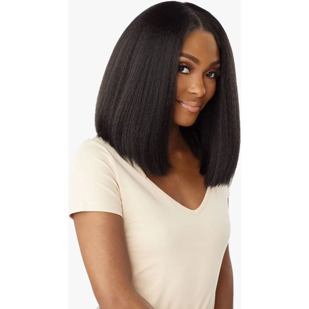 Sensationnel Kinky Edges 13x6 Synthetic HD Lace Front Wig - Kinky Bob 14" thumbnail 2