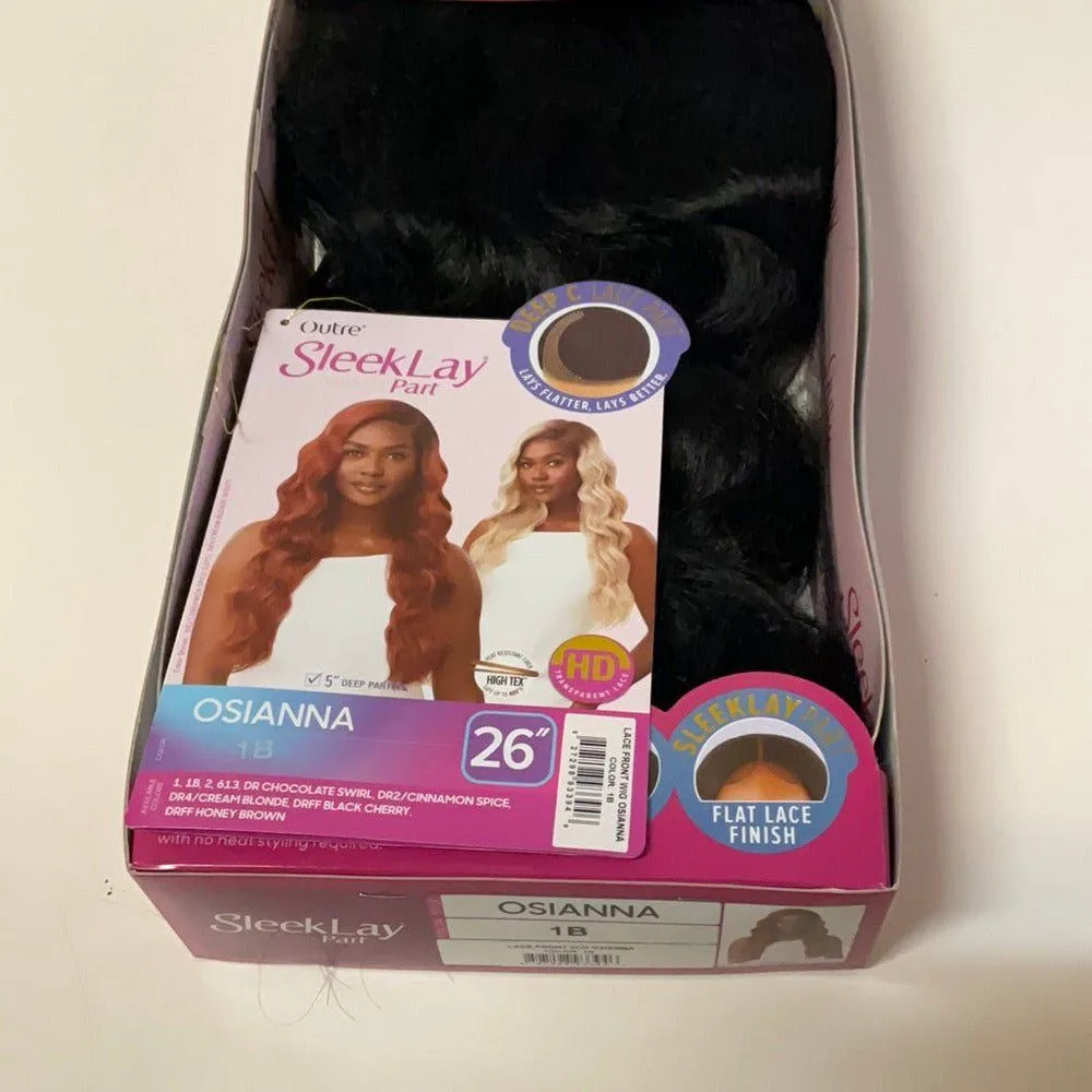 Outre Sleeklay Part Deep-C Synthetic Lacefront Wig - Osianna thumbnail 10
