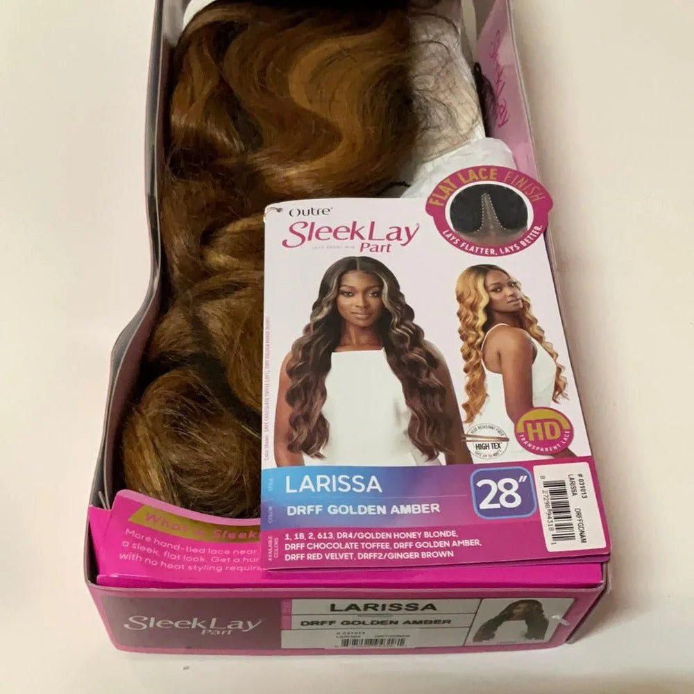 Outre Sleeklay Part Deep-C Synthetic HD Lace Front Wig - Larissa thumbnail 6