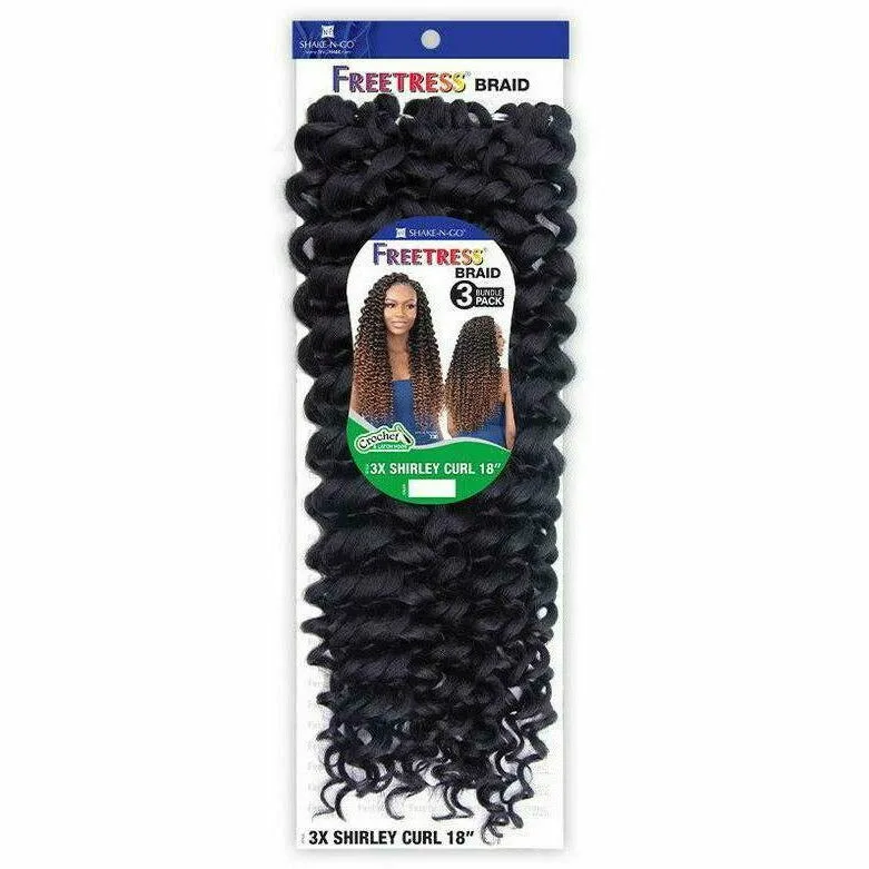 FreeTress: 3X Shirley Curl 18" Crochet Braids - FINAL SALE thumbnail 4