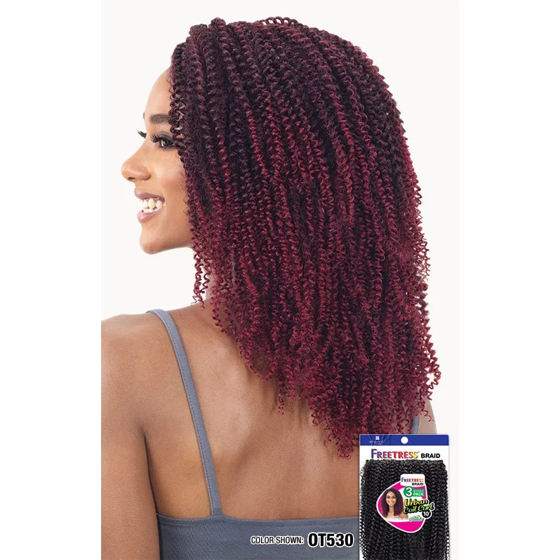 Freetress: 3X Urban Coil Curl 10'' Crochet Braids - FINAL SALE thumbnail 3