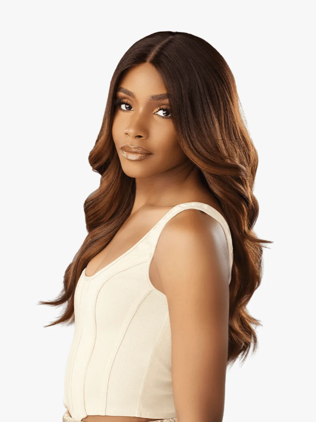 Sensationnel Glamzy HD Lace V-Part Wig – Thalia thumbnail 3