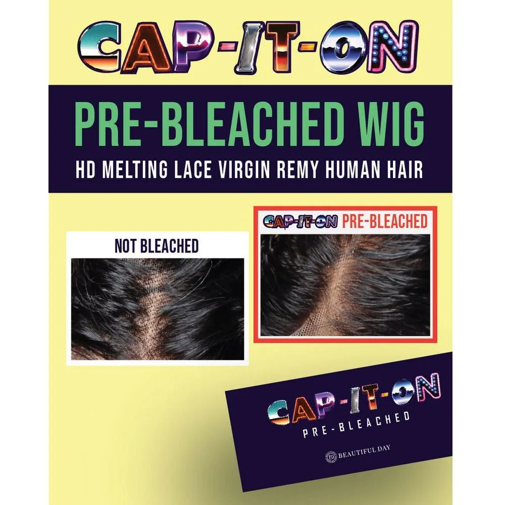 CAP-IT-ON PRE-BLEACHED 13x4 HD MELTING FULL LACE WIG alternate