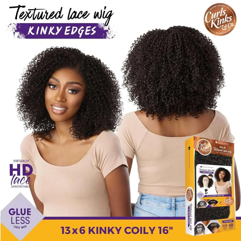 Sensationnel Kinky Edges 13×6 HD Lace Wig – Kinky Coily 16″ thumbnail 4