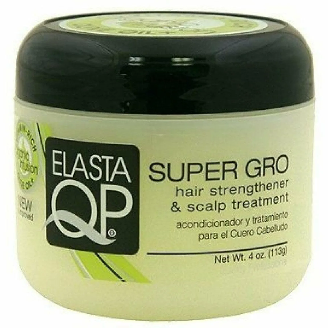 Elasta QP: Super Gro Hair Strengthener & Scalp Treatment 5.3oz