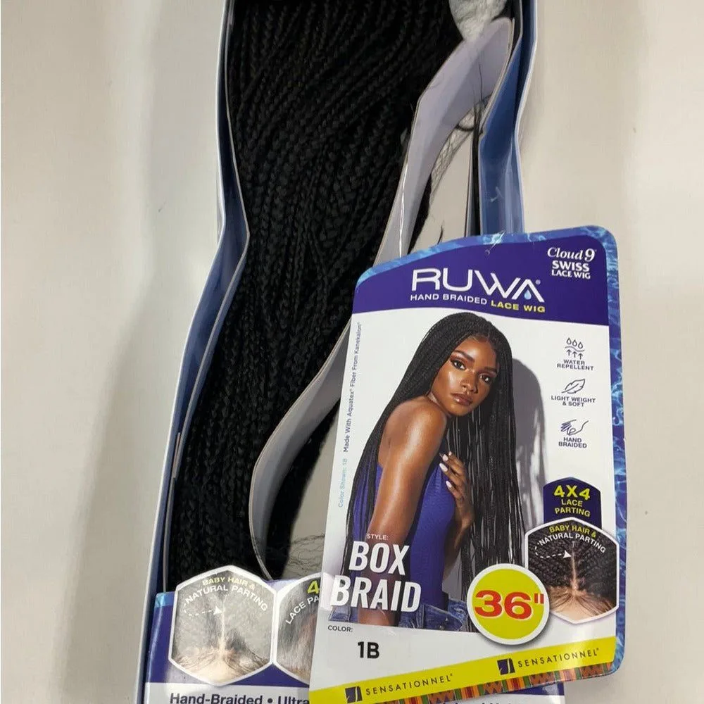 Sensationnel Cloud 9 RUWA 4x4 Synthetic Swiss Lace Wig - Box Braid 36" thumbnail 5