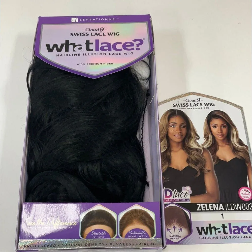 Sensationnel Cloud 9 What Lace Synthetic 13x6 Lace Front Wig - Zelena thumbnail 5