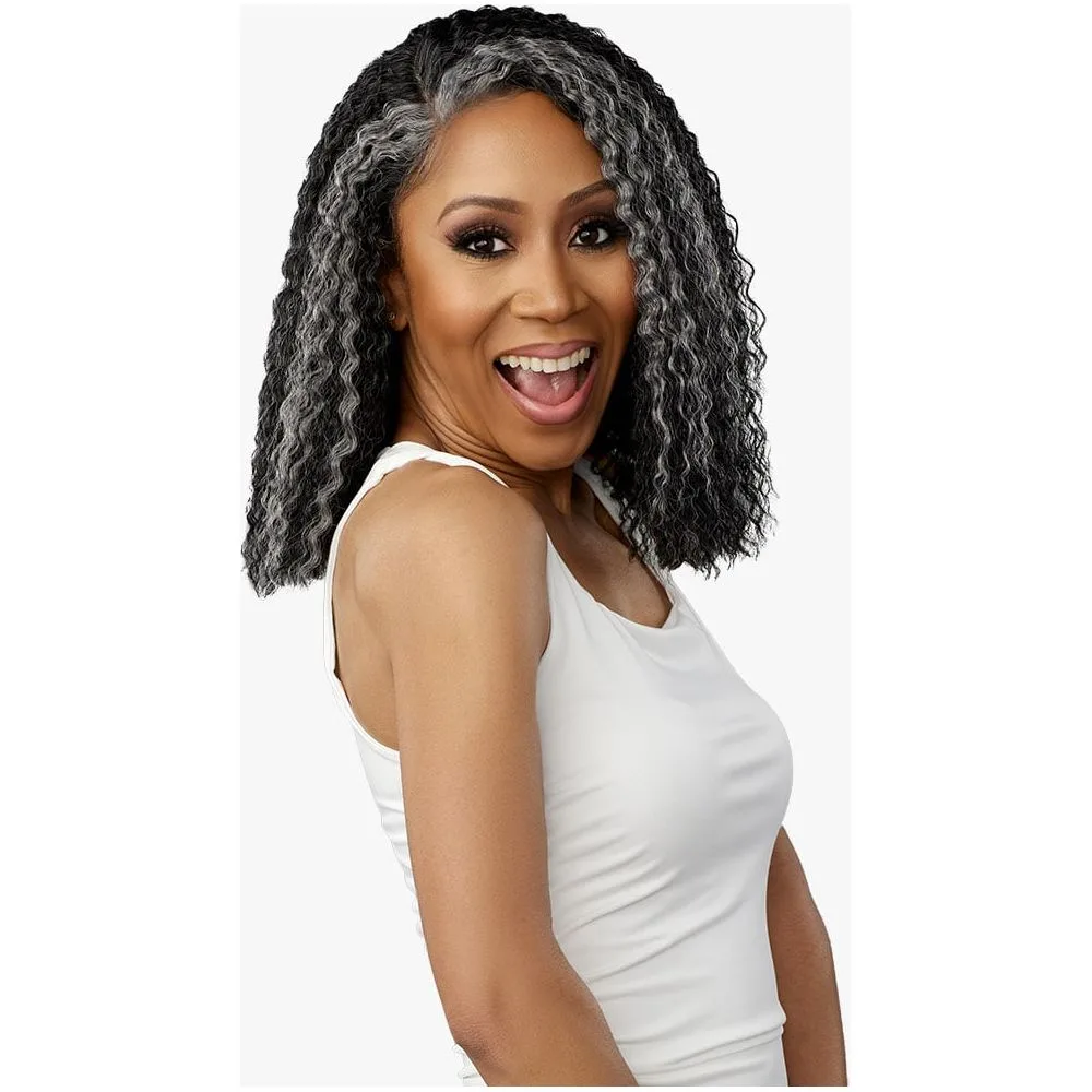 Sensationnel Dashly Salt & Pepper HD Synthetic Lace Front Wig - Unit 4 thumbnail 5