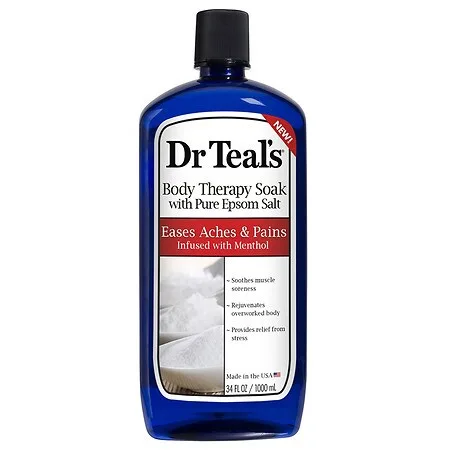 Dr Teal's Body Therapy Soak Foaming Bath, 34 oz - UPC 811068015543