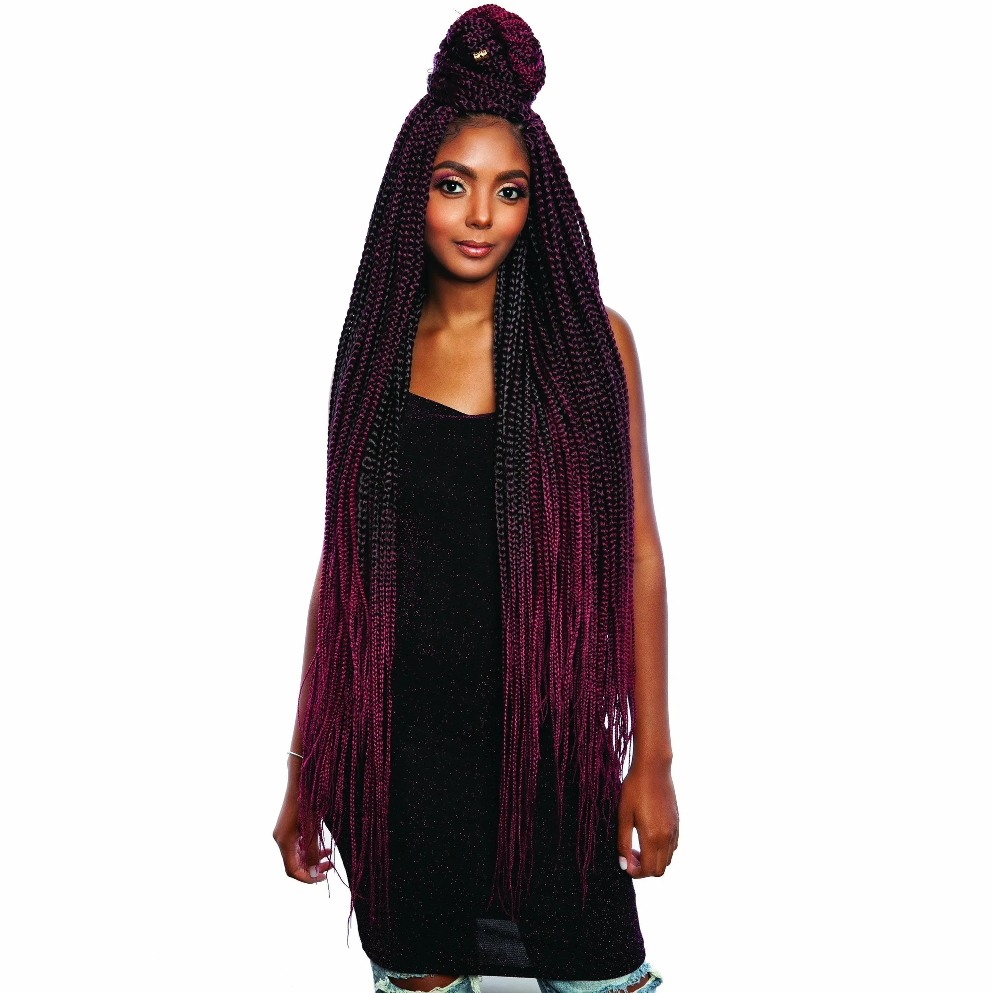 Afri-Naptural: Pre-Stretched Box Braid 36” (BOX101) thumbnail 2