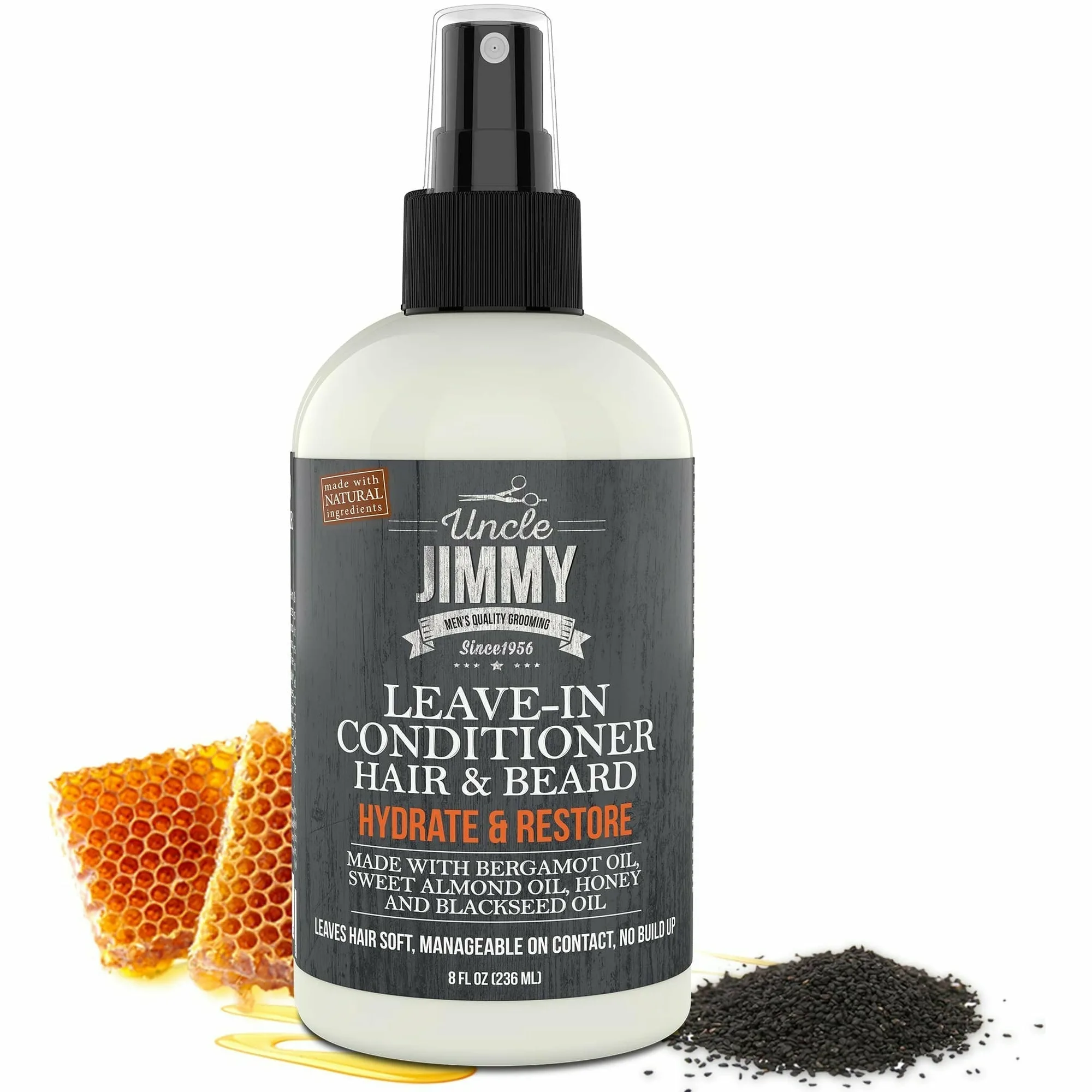 Uncle Jimmy Hair & Beard Leave-In Conditioner 8oz