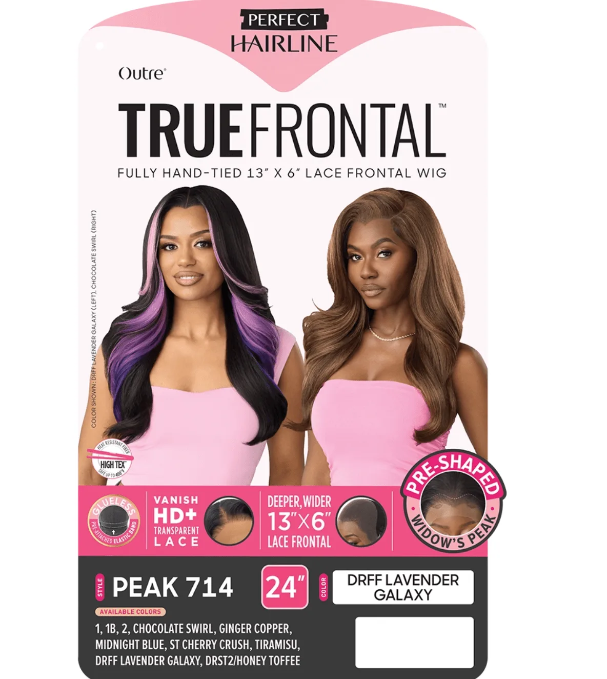Outre Perfect Hairline True Frontal 13x6 HD Lace Front Wig - Peak 714 thumbnail 7