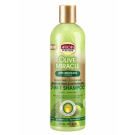 African Pride: 2-in-1 Shampoo & Conditioner 12oz