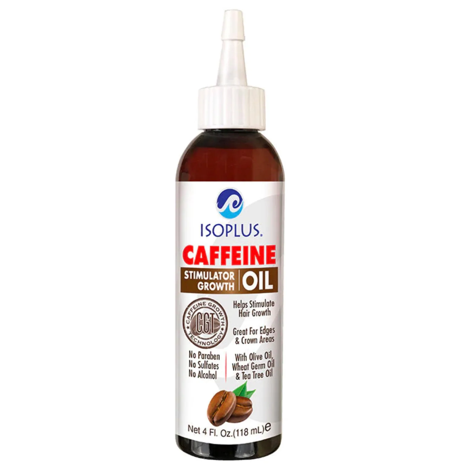 ISOPLUS Caffeine Stimulator Growth Oil (4 oz)