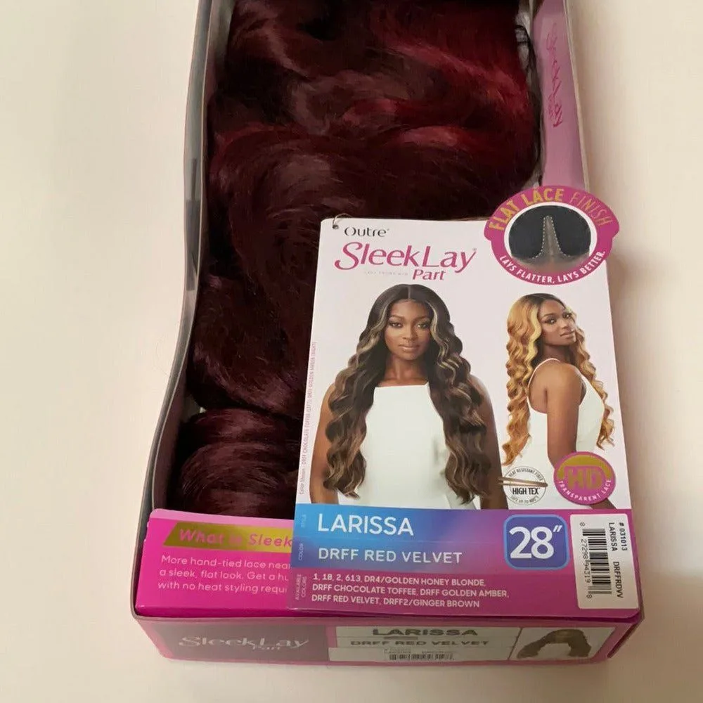 Outre Sleeklay Part Deep-C Synthetic HD Lace Front Wig - Larissa thumbnail 5