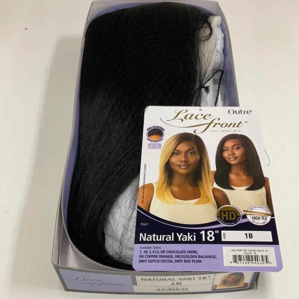 Outre Lace Front HD Synthetic Lace Front Wig - Natural Yaki 18" thumbnail 10