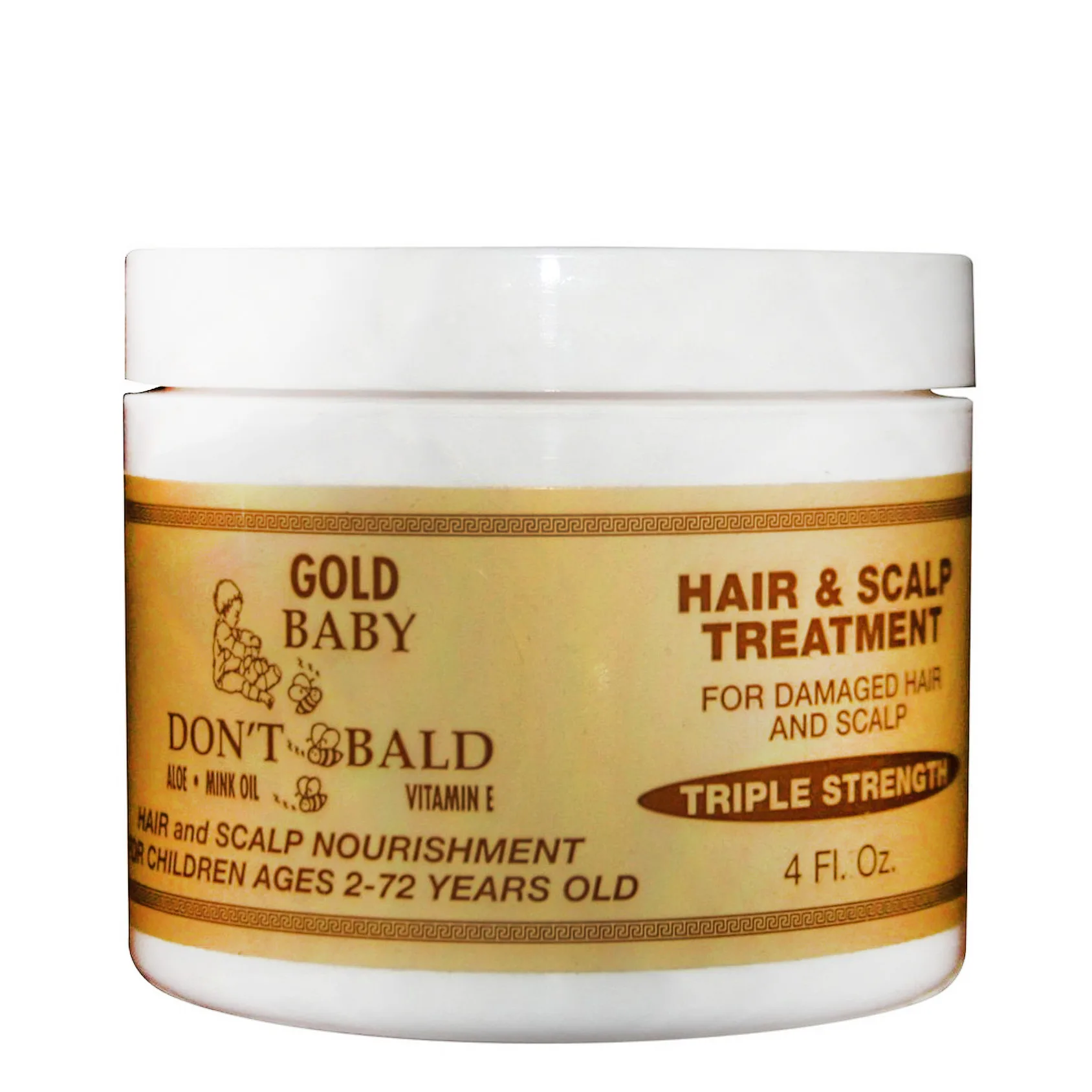 Baby Don't Be Bald Gold Hair and Scalp Treatment