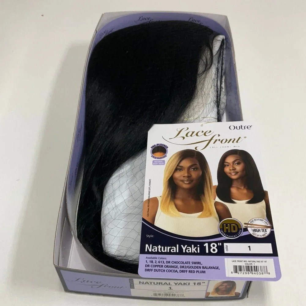 Outre Lace Front HD Synthetic Lace Front Wig - Natural Yaki 18" thumbnail 9