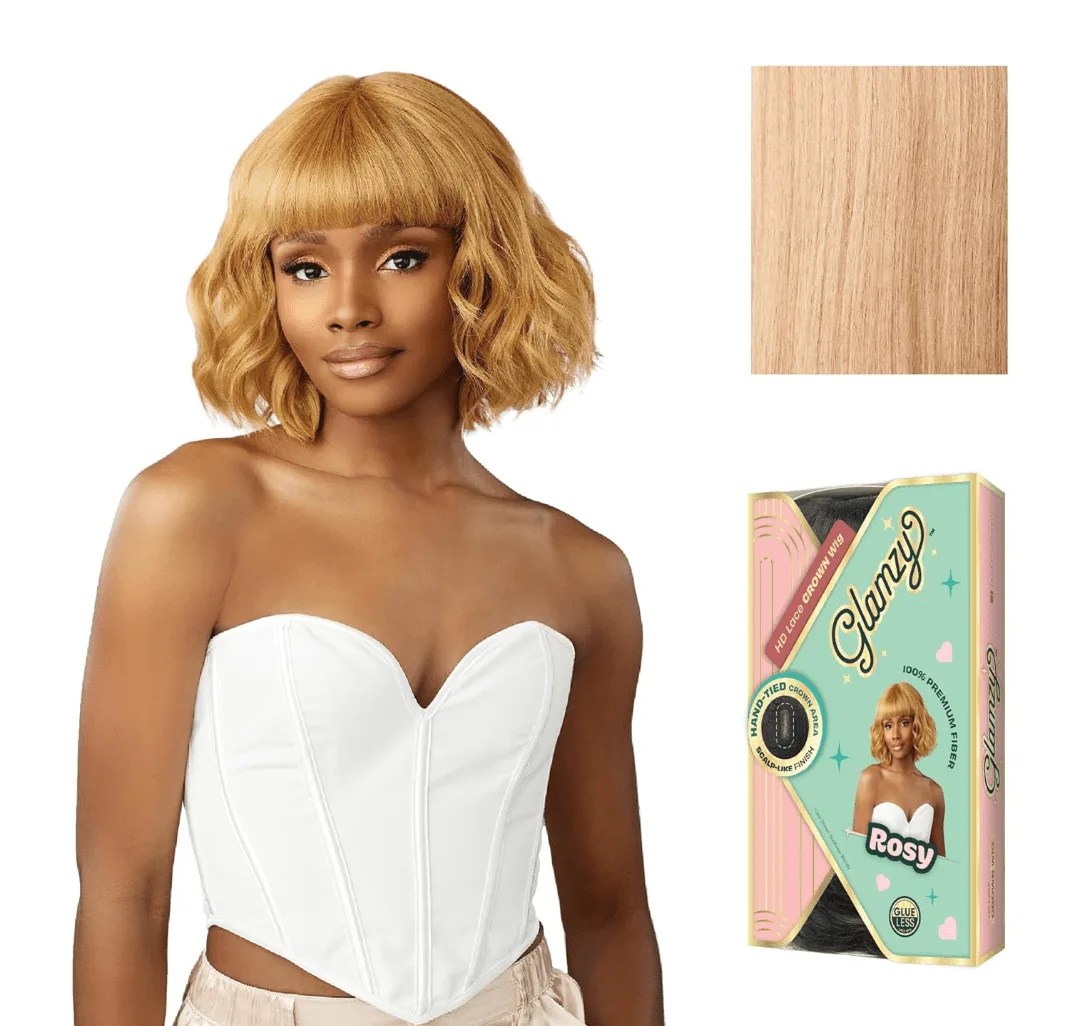 Sensationnel Glamzy Lace Crown Wig- Rosy thumbnail 7