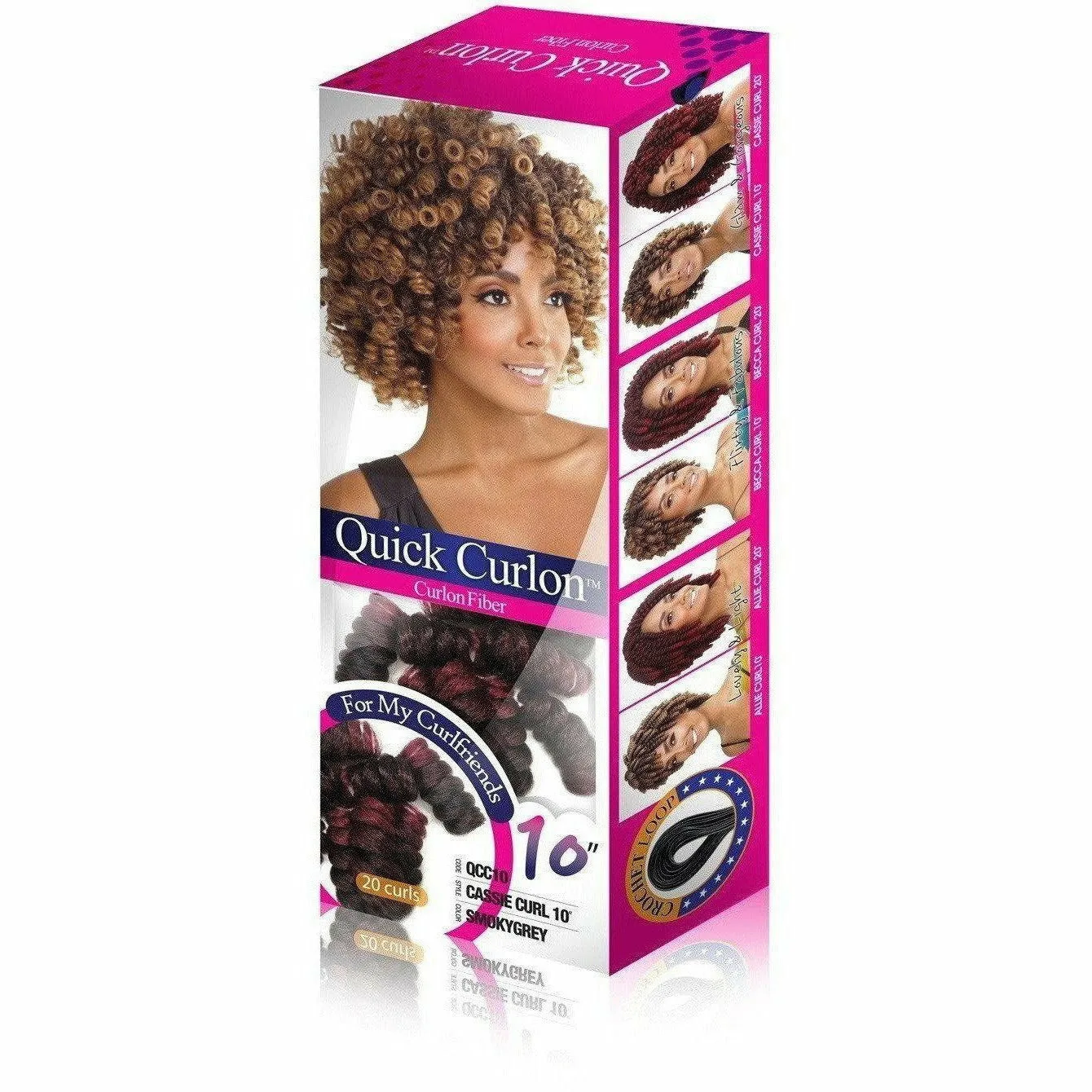 Afri-Naptural® Quick Curlon CASSIE CURL 10” (QCC10) - FINAL SALE thumbnail 2